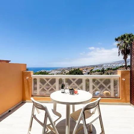 Cozy 228 Ocean View Terrace And Sea View * Costa Adeje (Tenerife)